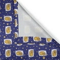 thumbnail image 5 of Ambesonne Cats Grommet Curtain, Sleeping Kittens Nighttime, 50" x 72", Earth Yellow Royal Blue, 5 of 6