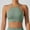 Green, variant on Cxenplz Women's Sport Bras Seamless Spaghetti Straps Bralette Halter Neck Everyday Sleeping Bra Full Coverage High Support Sports Bras