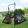 thumbnail image 2 of Triangle Outdoor Camping Dry Net Foldable Camping Organizer Mesh Bag for Outdoor Picnic Tableware Dishes, 2 of 5