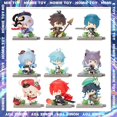 thumbnail image 2 of Genshin Impact figura de Anime Battlefield Heroes, Zhongli, Liyue, Keqing, Qiqi, Chongyun, modelo coleccionable, muñeca Kawaii, juguetes, regalos para niños, 2 of 4