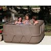 Aquarest Spas AR-400 Premium 4-Person 20-Jet Plug And Play with Ozonator - LED waterfall - Brownstone
