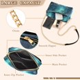 thumbnail image 3 of FORMRS Women Crossbody Purse with Chain Strap Vegan Leather Shoulder Handbag, Magical Forest Glowing Lights, 3 of 7