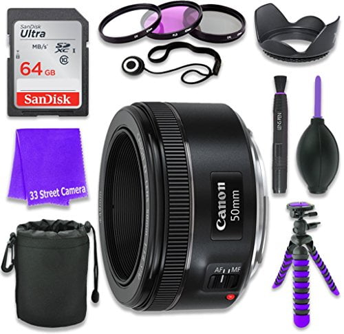 Professional 58mm Lens Accessories Bundle Kit for Canon Rebel T7 