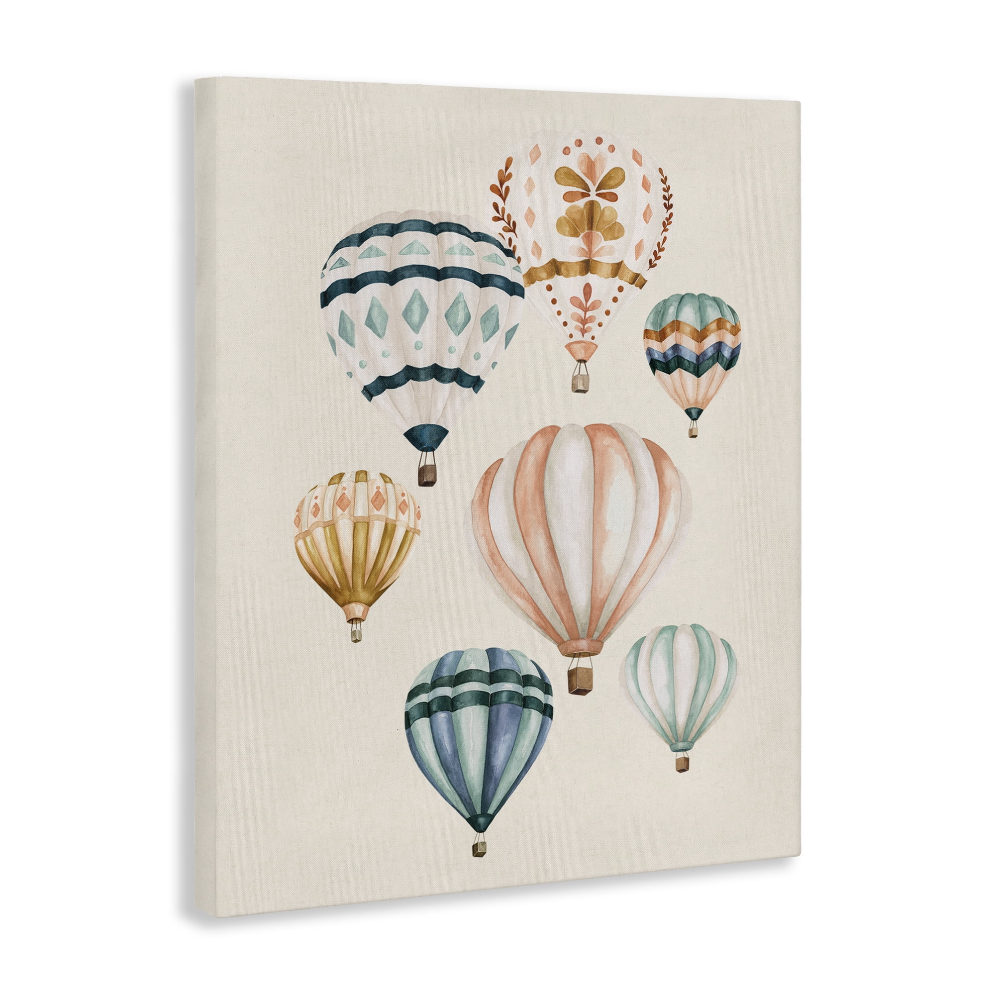 Stupell Industries Wanderlust Hot Air Balloons Canvas Wall Art, design by Bethany Sandoval