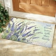 thumbnail image 2 of LANG LAVENDAR DOOR MAT, 2 of 2