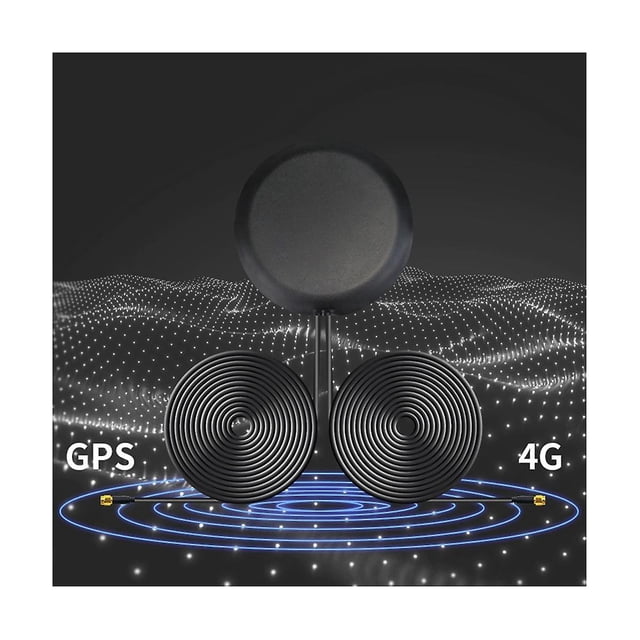 Antena GPS LTE 2 en 1 PENGJJMXG Impermeable 5/28dbi 4G Beidou Receptor de antena de navegador para automóvil SMA macho