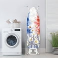 thumbnail image 3 of HELLHERO Ironing Board Cover, Standard Size Iron Board Covers with Heavy Duty Adjustable Elastic Edges, Heatproof Ironing Board Covers for Smooth Ironing(Daisies Lavender, 15"x54"), 3 of 5