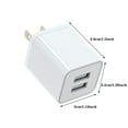 thumbnail image 3 of USB Wall Charger Port USB Plug Charging Block 2 Pack 5V 24A Electrical Adapter Compatible with All Devices, 3 of 9