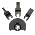 thumbnail image 1 of 4pcs Oscillating Saw Blades High Carbon Steel For Cutting Soft Metal Wood Plastic Oscillating Multi Power Tool Accessories, 1 of 5