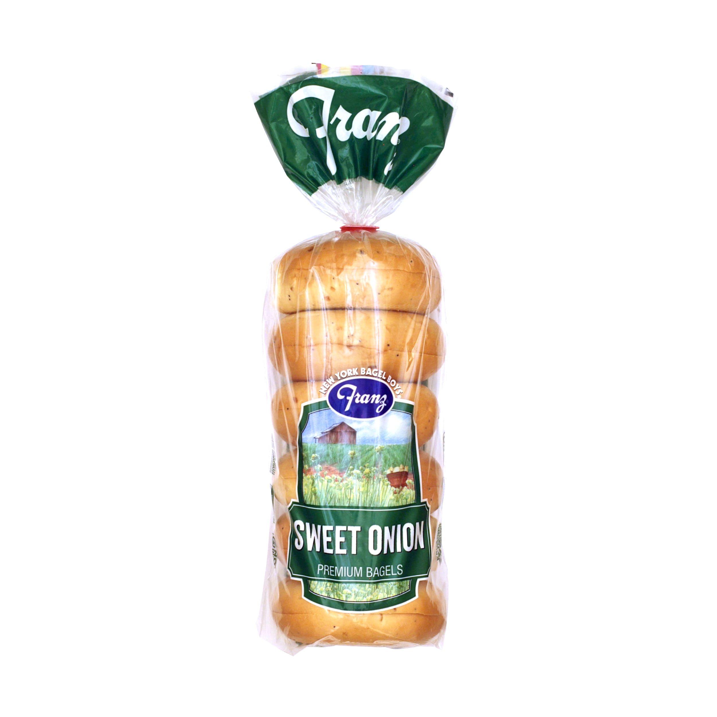 Franz Sweet Onion Bagels, 6 ct, 18 oz