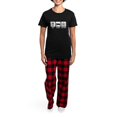 thumbnail image 4 of CafePress - EAT SLEEP SOCCER Women's Dark Pajamas - Women's Short Sleeve Print T-Shirt and Pants Dark Cotton Pajama Set, 4 of 7