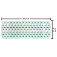 thumbnail image 2 of Whale Microwave Oven Cover, Big Ocean Mammal Pattern Repetitive on Plain Background, Water Resistant Organizer with Pockets for Kitchen, 36" x 12", Dark Seafoam Marigold, by Ambesonne, 2 of 4