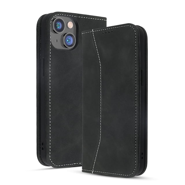 Funda Cartera MYBAT para iPhone 14 PLUS Negra Executive Wallet