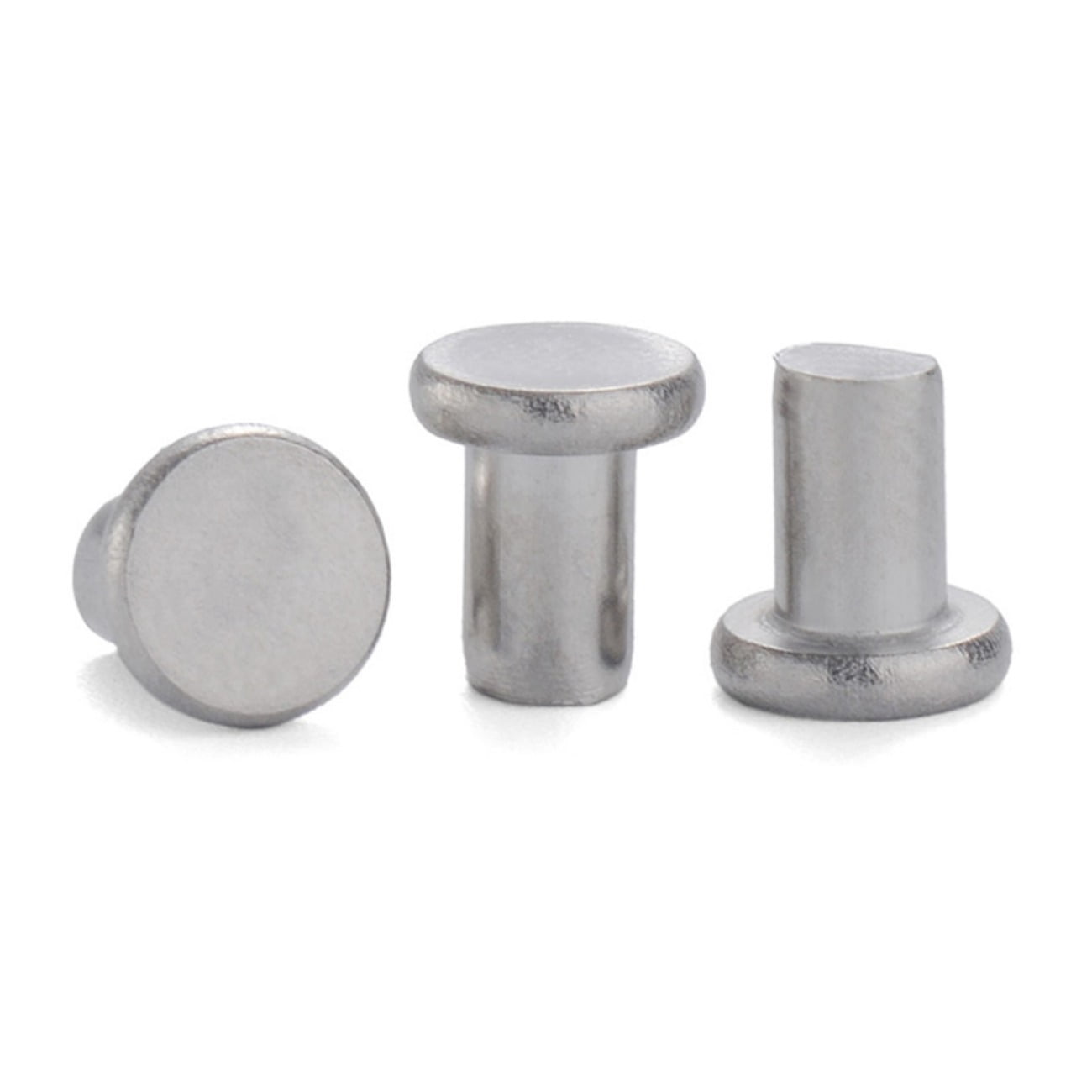 5 Pcs Stainless Steel 304 Solid Flat Head Rivets Countersunk Head Nail M6X100mm.