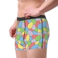 thumbnail image 2 of Yiaed Colorful Easter eggs Print Men's Soft Cotton Boxer Shorts Breathable Boxers Underwear Moisture-Wicking Underwear Stretch Boxer Briefs for Man-X-Large, 2 of 5