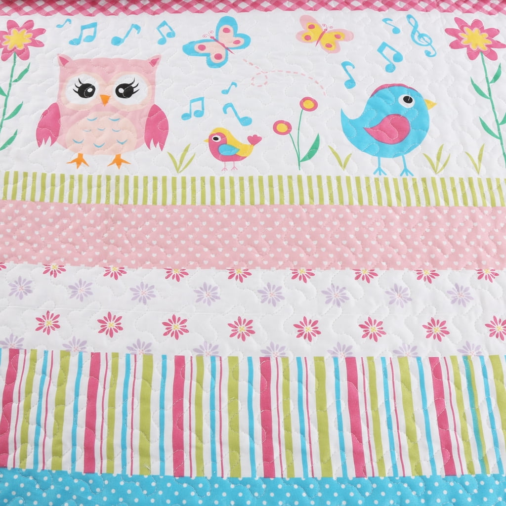 MarCielo 2 Piece Kids Bedspread Quilts Set Throw Blanket for Teens Boys Girls Bed Printed Bedding Coverlet, Twin Size, A73 Quilt (Twin)