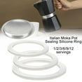 thumbnail image 4 of Aluminum Coffee Maker Filter With Silicone Seal Ring For Moka Pot Espresso Makers Coffee Machine Accessories New, 4 of 9