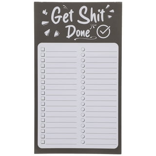 Wholesale Magnetic Scratch Pad Notepad-Stock Things To Do-50 Sheet |  Magnets | Order Blank