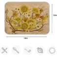 thumbnail image 4 of GZHJMY Retro Sunflowers Beee Pattern 16 x 18 Inches Absorbent Dish Drying Mat Microfiber Kitchen Countertop Table Protector Multi-Purpose Counter Rack Sink Drainer Pad, 4 of 6