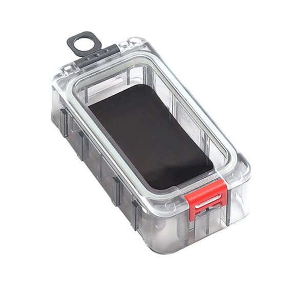 Fishing Tackle Storage Box Portable Fishing Lure Tackle Organizers Fishing Water Resistant Magnetic Luminous Tackle Box