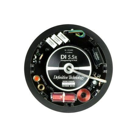 Definitive Technology - DI Series 5-1/4" Round In-Ceiling Speaker (Each) - White