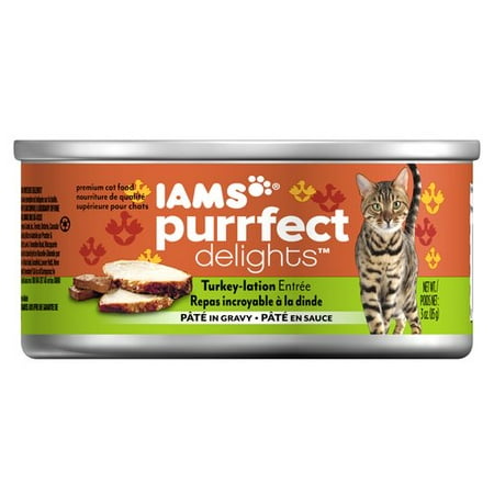 UPC 019014702725 product image for IAMS PURRFECT DELIGHTS Pate in Gravy Turkey-lation Entr ©e Canned Cat Food  | upcitemdb.com
