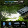 thumbnail image 3 of V30 Edc Flashlight Red Uv Green Warm White Light Emergency Signals Fluorescent Powerful 900 Lumen, 3 of 5