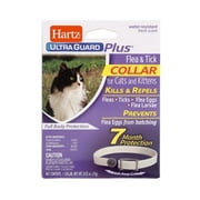 Angle View: Hartz Ultra Guard Plus Flea and Tick Collar for Cats and Kittens
