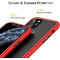 thumbnail image 3 of Shockproof Matte Case Compatible for iPhone 11 with Soft TPU Bumper Slim Phone Case Compatible for iPhone 11, Matte Red, 3 of 5