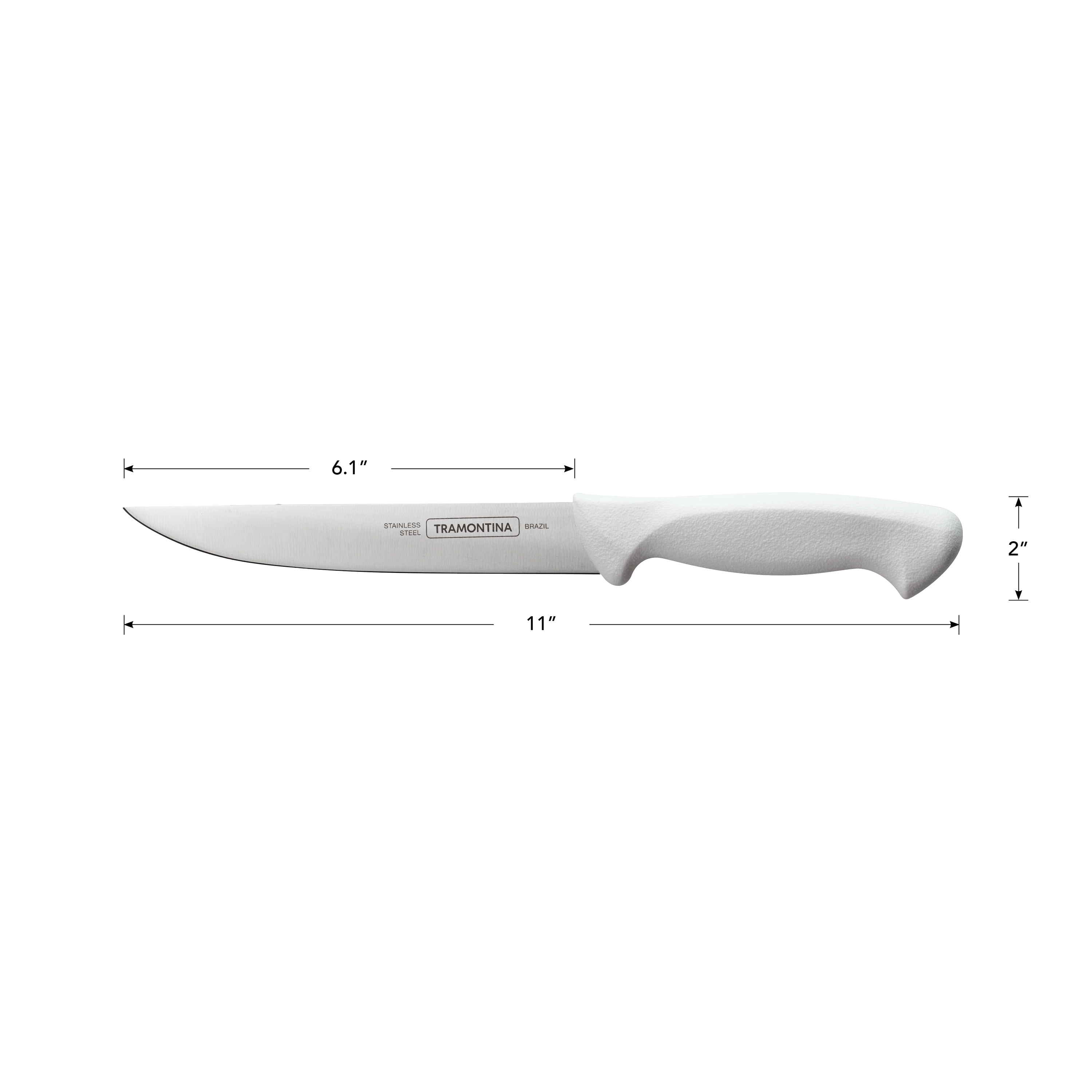 Tramontina Professional Line, A kitchen knife suitable for domestic or  professional use, FROZEN FOOD KNIFE - the knife is made of stainless steel.  The size of the blade is 23.0 cm and