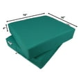 thumbnail image 6 of 4 Pack Peacock Water-resistant Covers 18"x16"x4" for Outdoor Deep Seat Cushions, 6 of 7