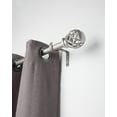 thumbnail image 2 of HOMETRENDS TWISTED CAGE 1" DRAPERY ROD SET 42-120" NICKEL, 2 of 2