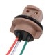 thumbnail image 3 of 2Pcs Brake Light Socket Female Head Lightweight Compact Easy Use Pigtail Light Socket for Vehicles Trailers, 3 of 5