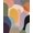 Blue, Pattern 6, variant on ODIKA 8'x10' Washable Area Rug Non-Shedding, Easy Care, Pastel Geometric Abstract Design Modern Art with Bold Shapes for King Size Bedroom Under Bed, Master Suite