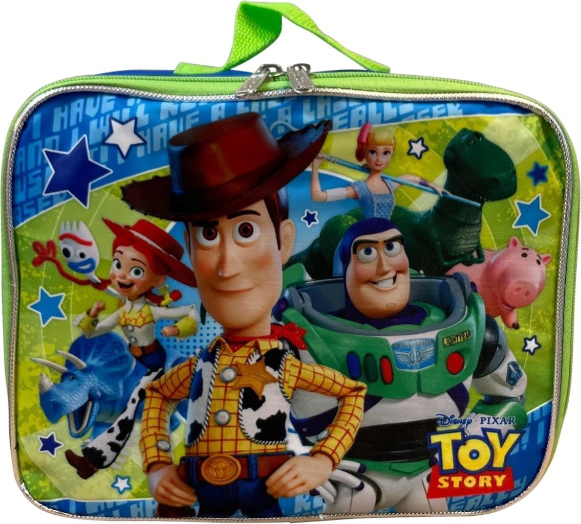 Toy Story Kids Backpack with Attached Lunch Box, 16 Inch Book Bag