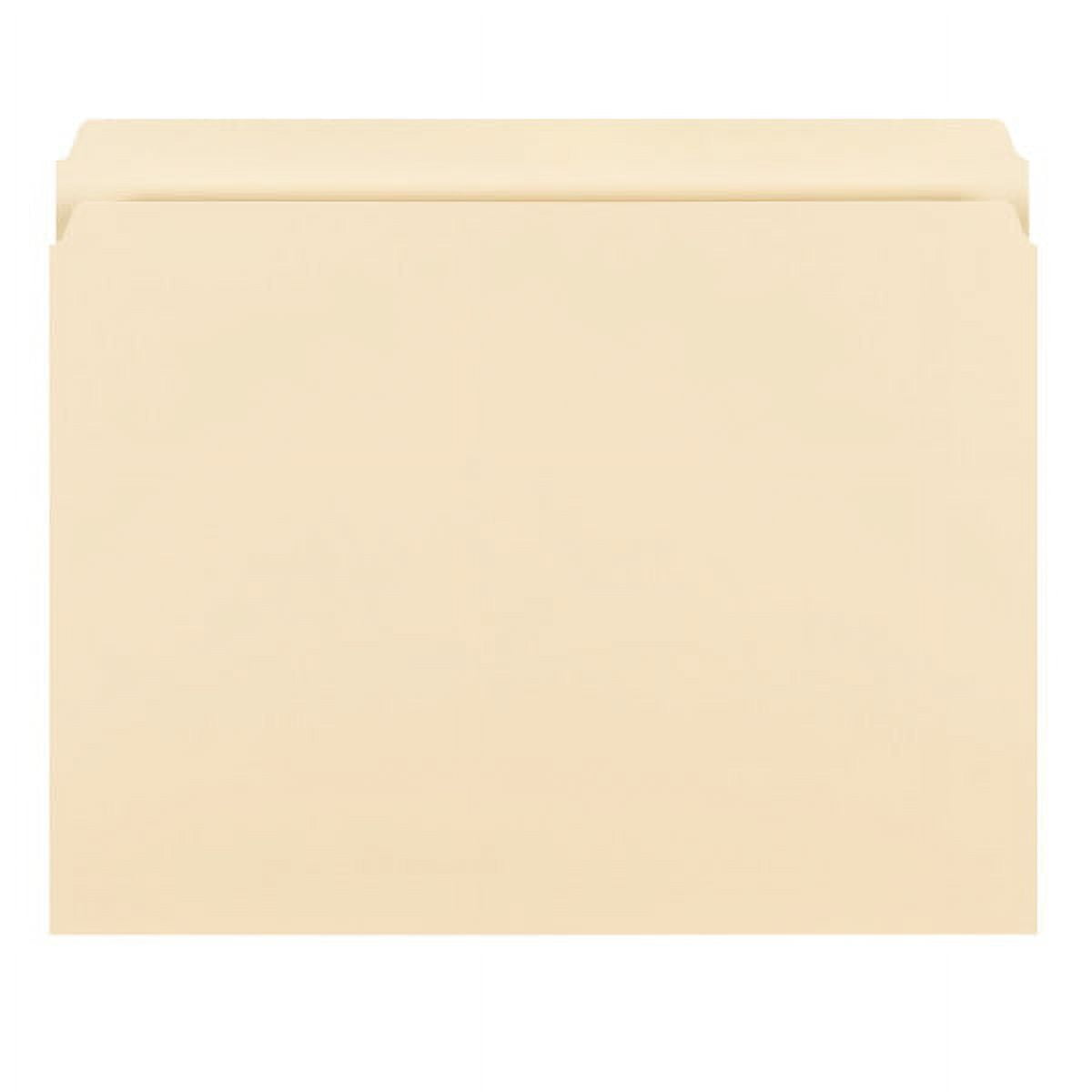 Smead File Folders, Straight-Cut Tab, Letter Size,