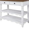 thumbnail image 5 of The Pioneer Woman Kitchen Islands with Storage Shelves, Solid Wood White, 47.50 in, 5 of 10
