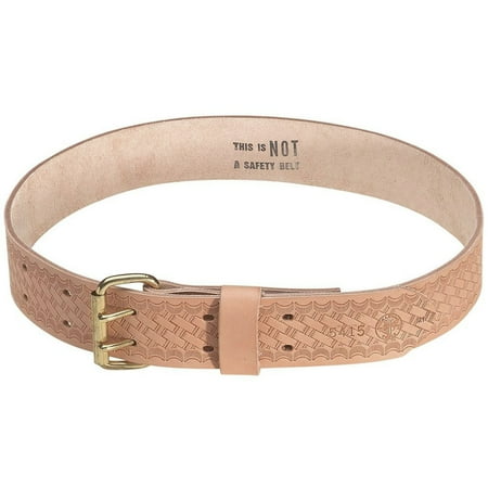 

Klein Tools 5415XL Heavy Duty Embossed Leather Tool Belt - X-Large Tan