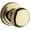 Polished Brass, variant on Kwikset 720H Hancock Passage Door Knob Set - Black