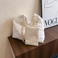 thumbnail image 2 of Conjunto de 2 uds de monedero, bolsos informales de gran capacidad para mujer, bolso de mano suave y hinchado, Color sólido para niñas, compras FLhrweasw Para estrenar, 2 of 9