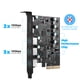 thumbnail image 1 of Tarjeta de expansión PCIE a tipo C Tarjeta adaptadora de computadora de escritorio sin unidad USB3.2 de 20 Gbps, eficiente y práctica., 1 of 5