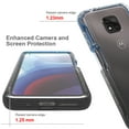 thumbnail image 6 of CoverON For Motorola Moto G Power 2021 Case with Screen Protector Tempered Glass, Gradient Heavy Duty Clear Full Body Phone Cover, Blue / Black, 6 of 10