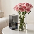 thumbnail image 4 of YardChic Square Vases, Square Acrylic Vase, Flower Vase, Centerpieces Acrylic Cube Plastic Container Bulk Succulent Pots Planters for Plant Wedding Home Office Floral Decor, 7.9×3.9 Inch, 4 of 5