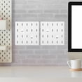 thumbnail image 4 of Raindrops Pegboard Wall Organizer Simple Design for Workspace 8 Hooks, 4 of 8