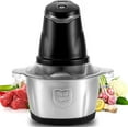 thumbnail image 1 of Procesador de alimentos eléctrico Nikou, picadora de carne de 2 l, picadora de verduras, picadora de ajo para cocina doméstica, enchufe de EE. UU., 1 of 7