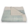 thumbnail image 3 of Creative Products Cream and Gold Color Blocked Gradient 50x60 Throw Blanket, 3 of 3