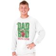 thumbnail image 3 of Funny Dad Bod Christmas Edition Men's Big & Tall Long Sleeve Graphic Tee Brisco Brands 2X, 3 of 5
