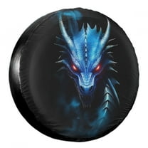 KAKALAD Cool Devil Dragon 01 Spare Tire Cover Weatherproof Universal Accessories 14 Inch