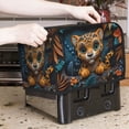 thumbnail image 7 of Vsdgher Playful Leopard Art 2 Slice Toaster Cover, Appliance Covers Toaster Cover Fits for Most Standard 2 slice Toasters, 7 of 7