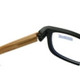 thumbnail image 5 of Men Yellow Wood Grain Reading Glasses 1.00, Women Anti-blue light Spring Hinge Square Readers +1.00 Strength, 5 of 5
